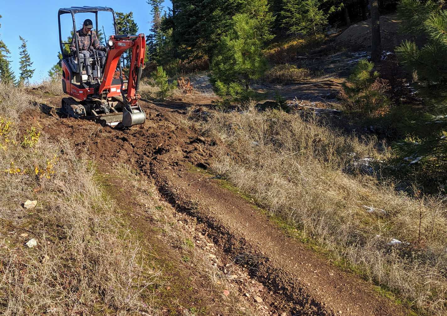 Evan excavating